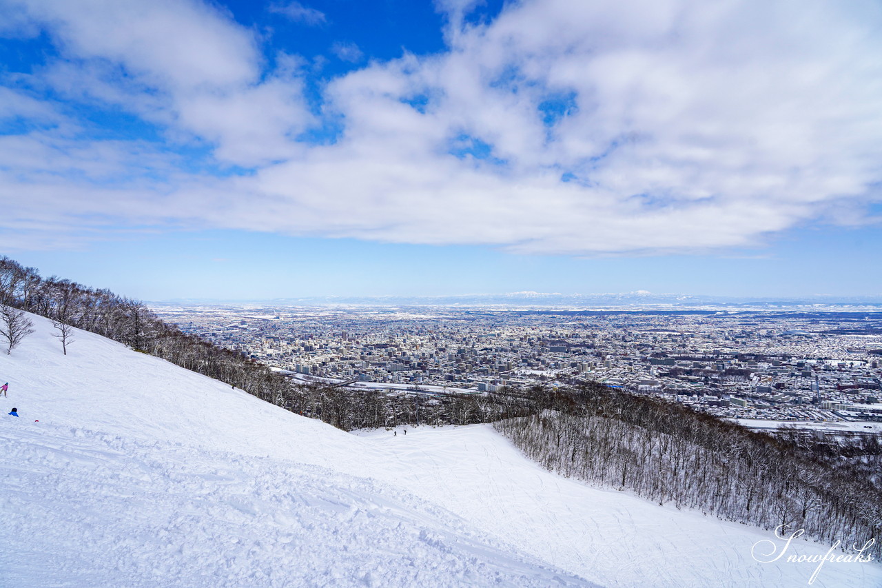 札幌藻岩山スキー場 ゲレンデの積雪は今季最深の125cm！コンディション良好で素晴らしいスキー日和に♪